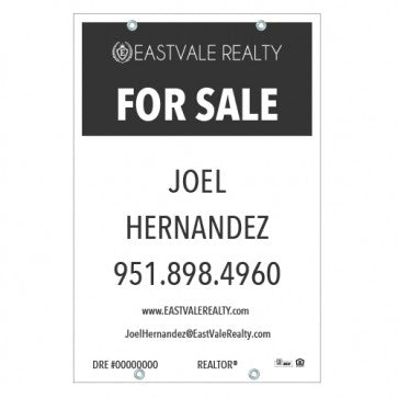 24x36 FOR SALE SIGN #3 - EASTVALE REALTY