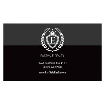 BUSINESS CARD FRONT/BACK #3 - EASTVALE REALTY