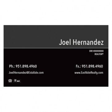 BUSINESS CARD FRONT/BACK #3 - EASTVALE REALTY - Estate Prints