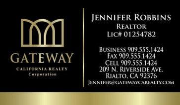 BUSINESS CARD FRONT/BACK #1 - GATEWAY - Estate Prints