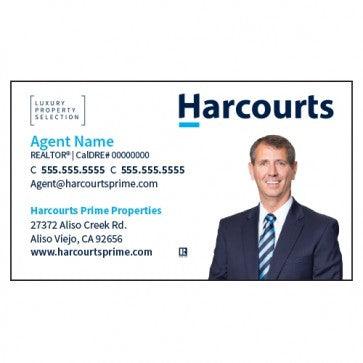 BUSINESS CARD FRONT/BACK #3 - HARCOURTS PRIME PROPERTIES - Estate Prints