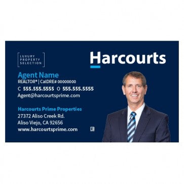 BUSINESS CARD FRONT/BACK #4 - HARCOURTS PRIME PROPERTIES