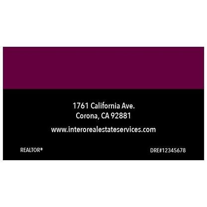 BUSINESS CARD FRONT/BACK #3 - INTERO - Estate Prints