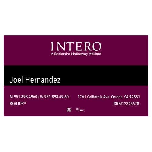 BUSINESS CARD #4 - INTERO - Estate Prints