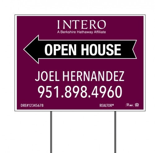 18x24 OPEN HOUSE #1 - INTERO