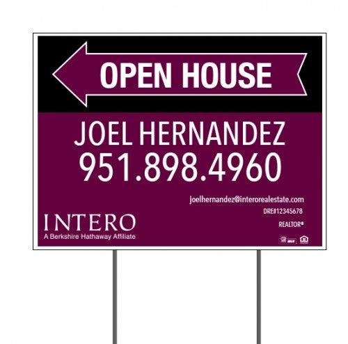 18x24 OPEN HOUSE #4 - INTERO - Estate Prints