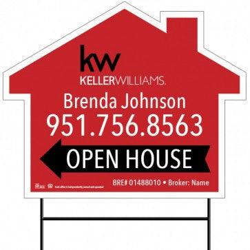 18x24 OPEN HOUSE #12 - KELLER WILLIAMS - Estate Prints