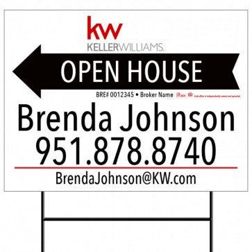 18x24 OPEN HOUSE #2 - KELLER WILLIAMS - Estate Prints