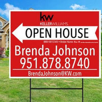 18x24 OPEN HOUSE #5 - KELLER WILLIAMS - Estate Prints