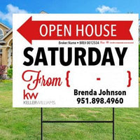 18x24 OPEN HOUSE #6 - KELLER WILLIAMS - Estate Prints