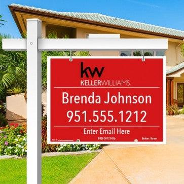 24x32 FOR SALE SIGN #3 - KELLER WILLIAMS - Estate Prints