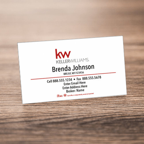 BUSINESS CARD #3 - KELLER WILLIAMS - Estate Prints