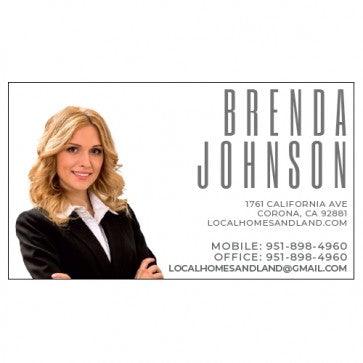 BUSINESS CARD FRONT/BACK #1 - LOCAL HOMES & LAND - Estate Prints