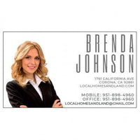BUSINESS CARD FRONT/BACK #1 - LOCAL HOMES & LAND - Estate Prints