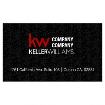 BUSINESS CARD FRONT/BACK #12 - KELLER WILLIAMS