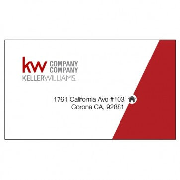 BUSINESS CARD FRONT/BACK #8 - KELLER WILLIAMS