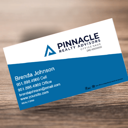 3.5x2 BUSINESS CARD #4 - PINNACLE REALTY ADVISORS - Estate Prints