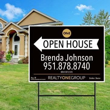 18x24 OPEN HOUSE #1 - REALTY ONE GROUP