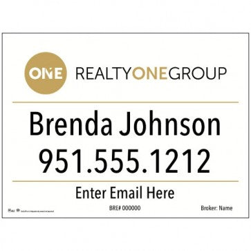 18x24 FOR SALE #22 - REALTY ONE GROUP