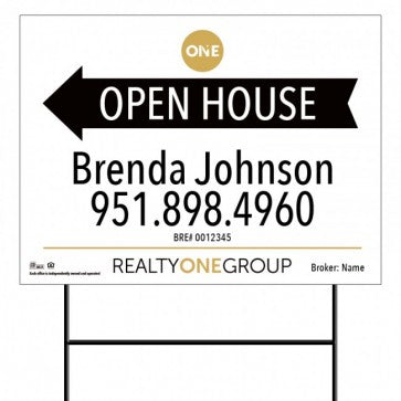 18x24 OPEN HOUSE #2 - REALTY ONE GROUP