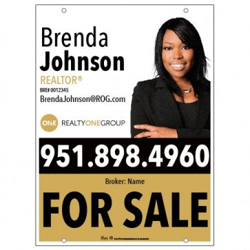 24x32 FOR SALE SIGN #11 - REALTY ONE GROUP