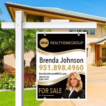 24x32 FOR SALE SIGN #12 - REALTY ONE GROUP