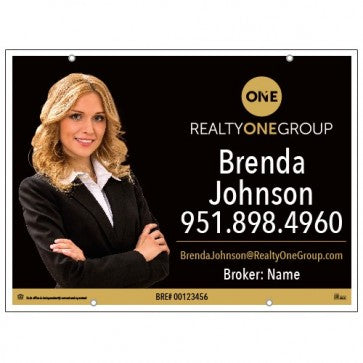 24x32 FOR SALE SIGN #1 - REALTY ONE GROUP
