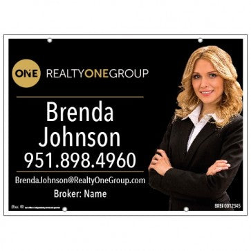 24x32 FOR SALE SIGN #4 - REALTY ONE GROUP