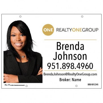 24x32 FOR SALE SIGN #5 - REALTY ONE GROUP