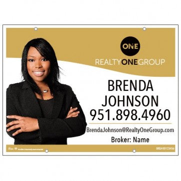 24x32 FOR SALE SIGN #8 - REALTY ONE GROUP