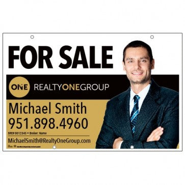 24x36 FOR SALE SIGN #2 - REALTY ONE GROUP