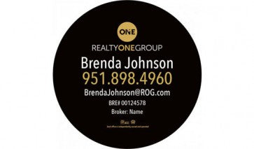 BUSINESS CARD #1 - REALTY ONE GROUP