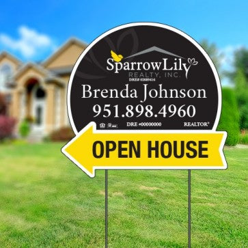 18x24 OPEN HOUSE #4 - SPARROW LILY REALTY