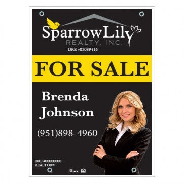 24x32 FOR SALE SIGN #1 - SPARROW LILY REALTY