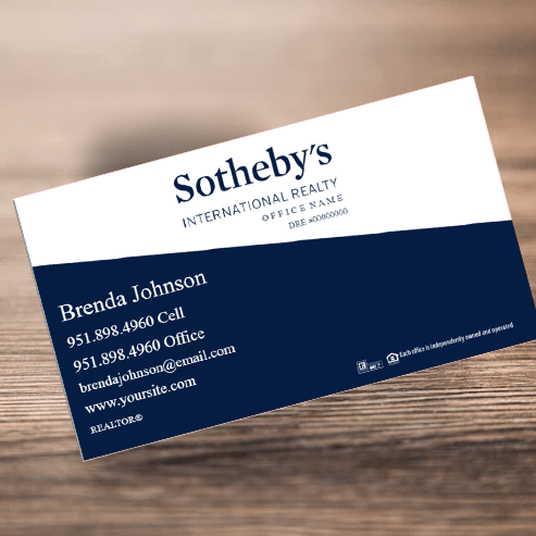 3.5x2 Business Card #4 SOTHEBY'S INTERNATIONAL REALTY - Estate Prints