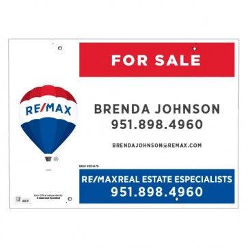 24x32 FOR SALE SIGN #1 - REMAX - Estate Prints